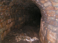 
The British Ironworks dam outlet interior, October 2009